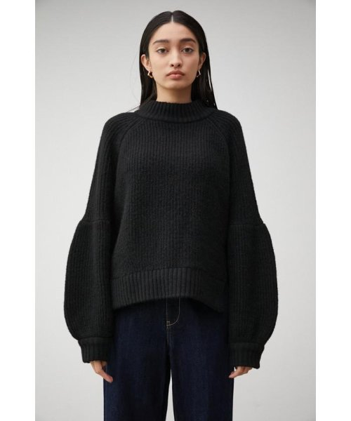 AZUL by moussy(アズールバイマウジー)/DROP SHOULDER VOLUME PUFF KNIT/img13