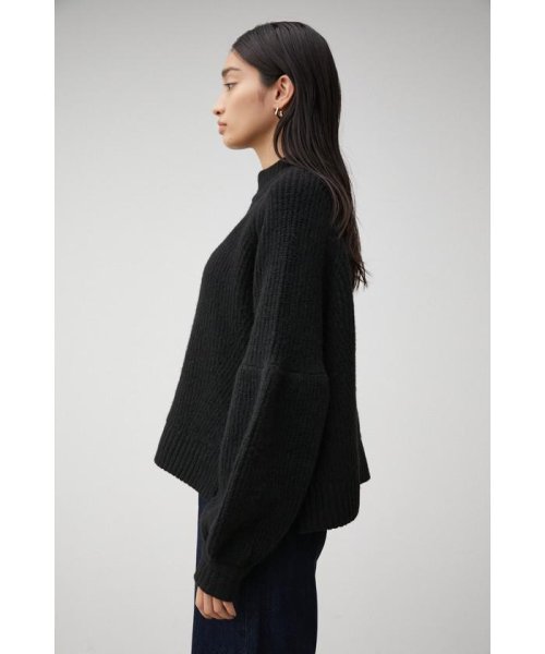 AZUL by moussy(アズールバイマウジー)/DROP SHOULDER VOLUME PUFF KNIT/img14