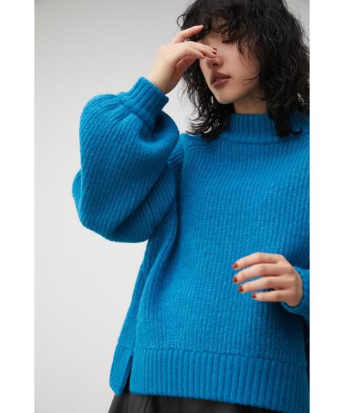 AZUL by moussy(アズールバイマウジー)/DROP SHOULDER VOLUME PUFF KNIT/img20