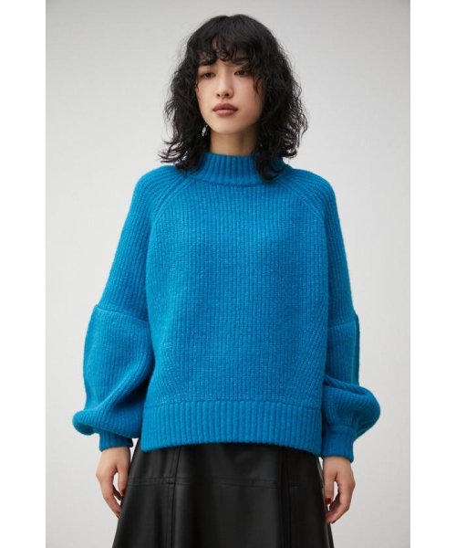 AZUL by moussy(アズールバイマウジー)/DROP SHOULDER VOLUME PUFF KNIT/img22