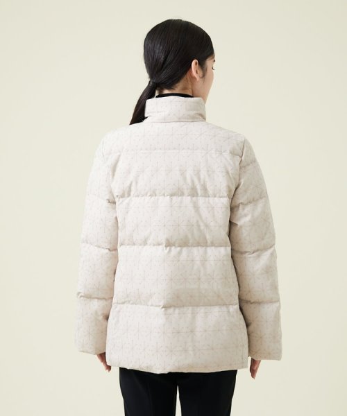 アスタリスク刺繍ダウンジャケット 