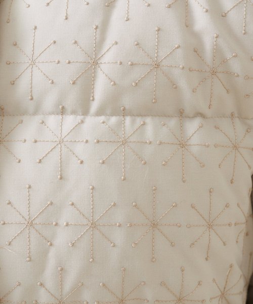 アスタリスク刺繍ダウンジャケット 