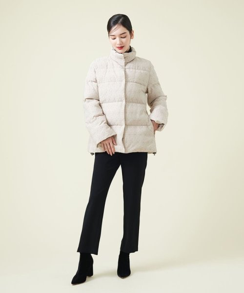 アスタリスク刺繍ダウンジャケット 