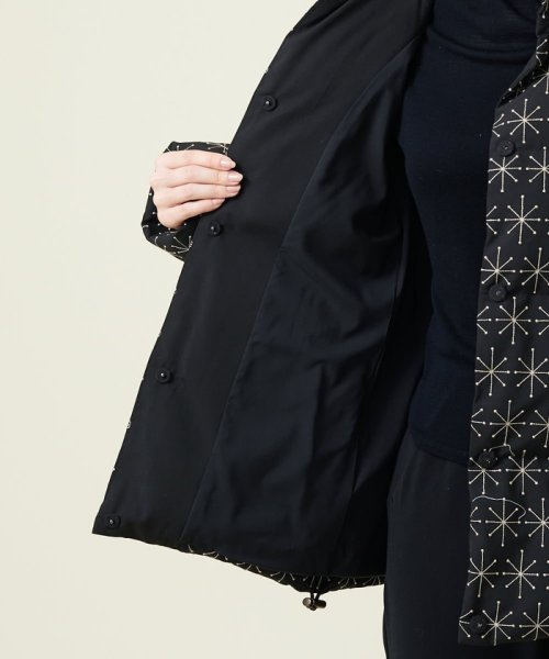 アスタリスク刺繍ダウンジャケット 