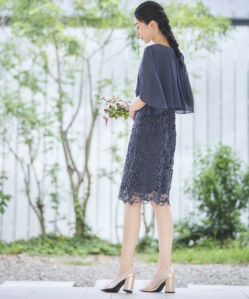 DRESS+(ドレス プラス)/結婚式 ワンピース パーティー ドレス お呼ばれ 二次会 袖あり /img19