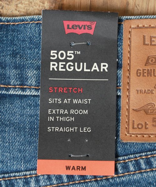 marukawa shonan(marukawa shonan)/【Levi's/リーバイス】505 ウォームジーンズ/ライトヴィンテージウォッシュ ストレッチ メンズ デニムパンツ 防寒 秋冬/img13