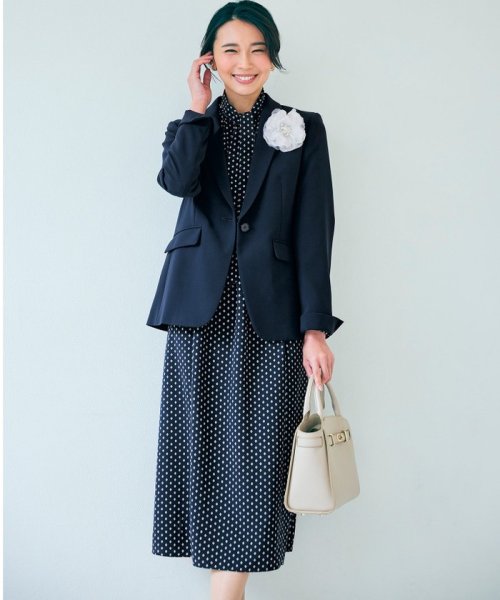 【セットアップ対応】トリアセダブルジョーゼット テーラード ジャケット 品番 パンツ ワンピース Q2022445489(15444円)