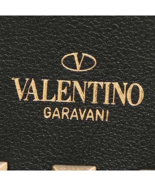 Valentino Garavani(ヴァレンティノ ガラヴァーニ)/ヴァレンティノ 二つ折り財布 ロックスタッズ ミニ財布 ブラック レディース VALENTINO GARAVANI P0P39 BOL 0NO/img06