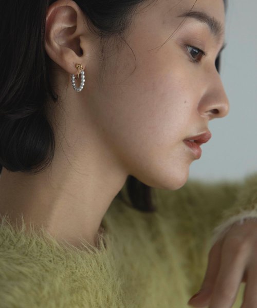 marjour(マージュール)/PEARL HOOP EAR CUFF/img03