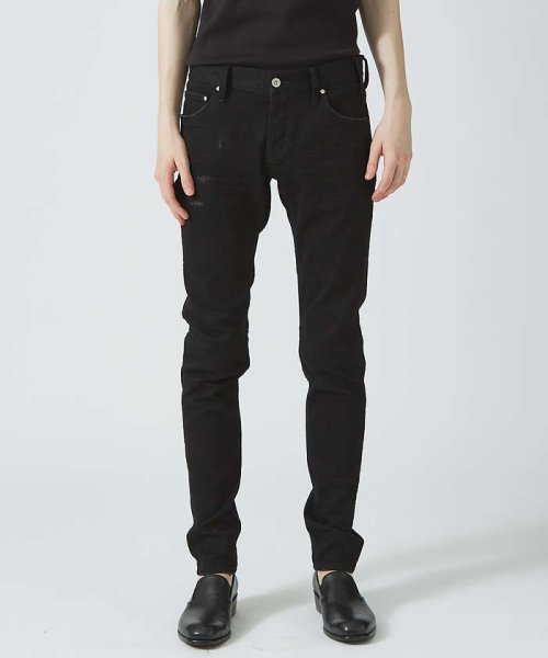 【24S/S新色追加】オリジナルバンダナ付き ハイパーストレッチ スキニー デニ モデル：H182 B89 W73 H90