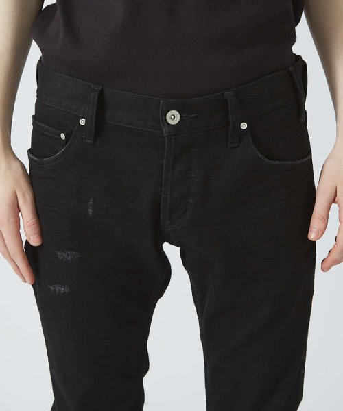 【24S/S新色追加】オリジナルバンダナ付き ハイパーストレッチ スキニー デニ モデル：H182 B89 W73 H90