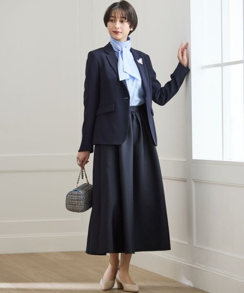 【セットアップ対応】トリアセダブルジョーゼット テーラード ジャケット 品番 パンツ ワンピース