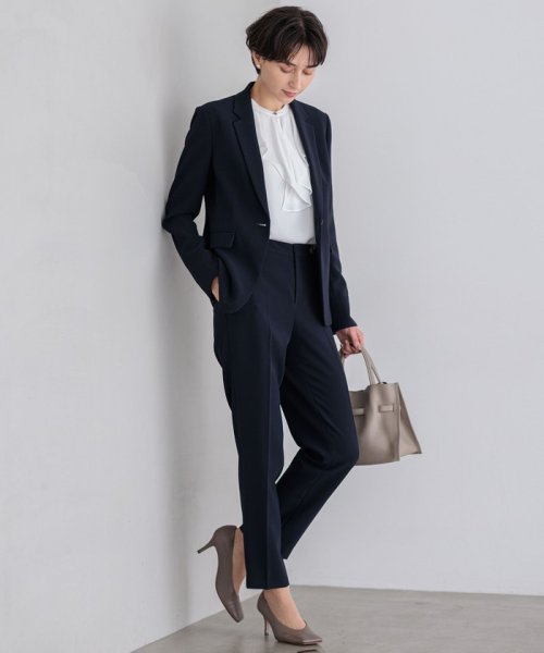 【セットアップ対応】トリアセダブルジョーゼット テーラード ジャケット 品番 パンツ ワンピース