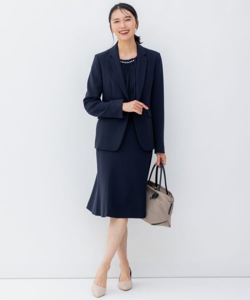 【セットアップ対応】トリアセダブルジョーゼット テーラード ジャケット 品番 パンツ ワンピース