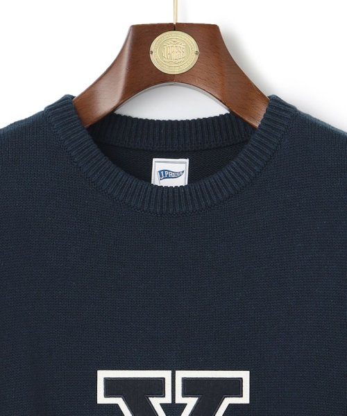 J.PRESS MENS(J．プレス　メンズ)/【Pennant Label】Varsity Crewneck Sweater / Yale/img02