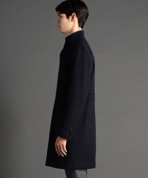 【ex/tra】カシミヤビーバー スタンドカラーコート 