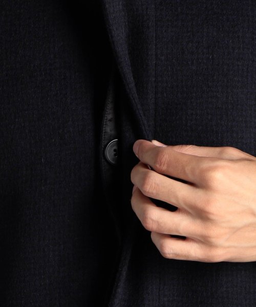 【ex/tra】カシミヤビーバー スタンドカラーコート 