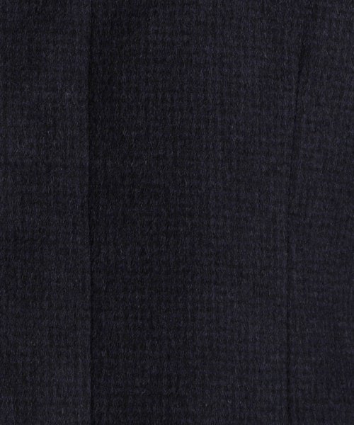 【ex/tra】カシミヤビーバー スタンドカラーコート 