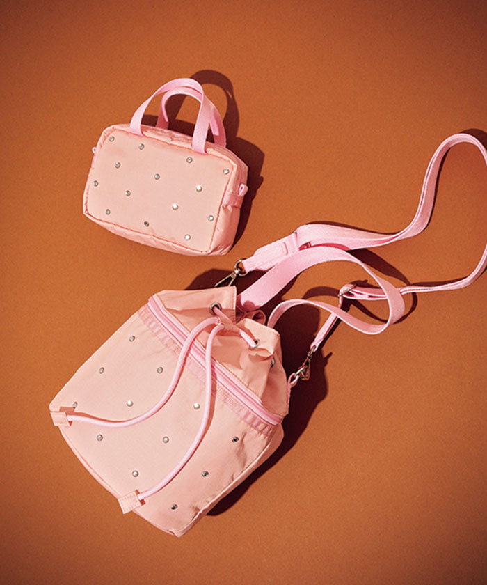 MICRO BAG W STONESビジューピンク(505067155) | LeSportsac