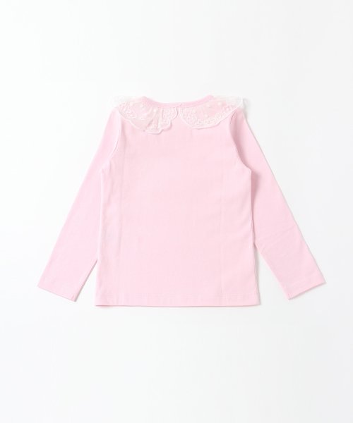 KP(ケーピー)/KP(ケーピー)チュール襟付き長袖Tシャツ(100～130)/img01