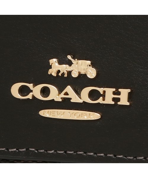 COACH(コーチ)/コーチ アウトレット 三つ折り財布 シグネチャー ミニ財布 ブラウン ブラック レディース COACH CE930 IMAA8/img06