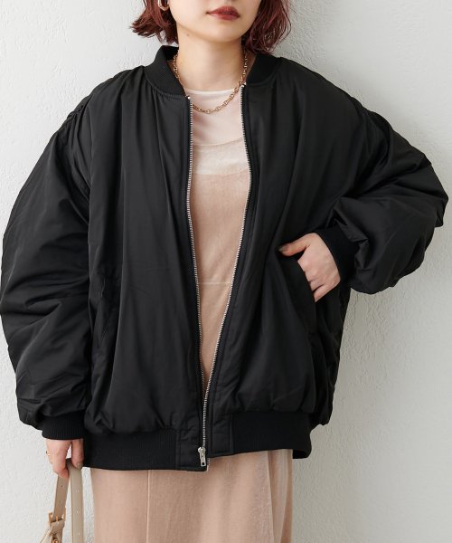 NICE CLAUP OUTLET(ナイスクラップ　アウトレット)/【natural couture】BIGボリュームMA－1/img04