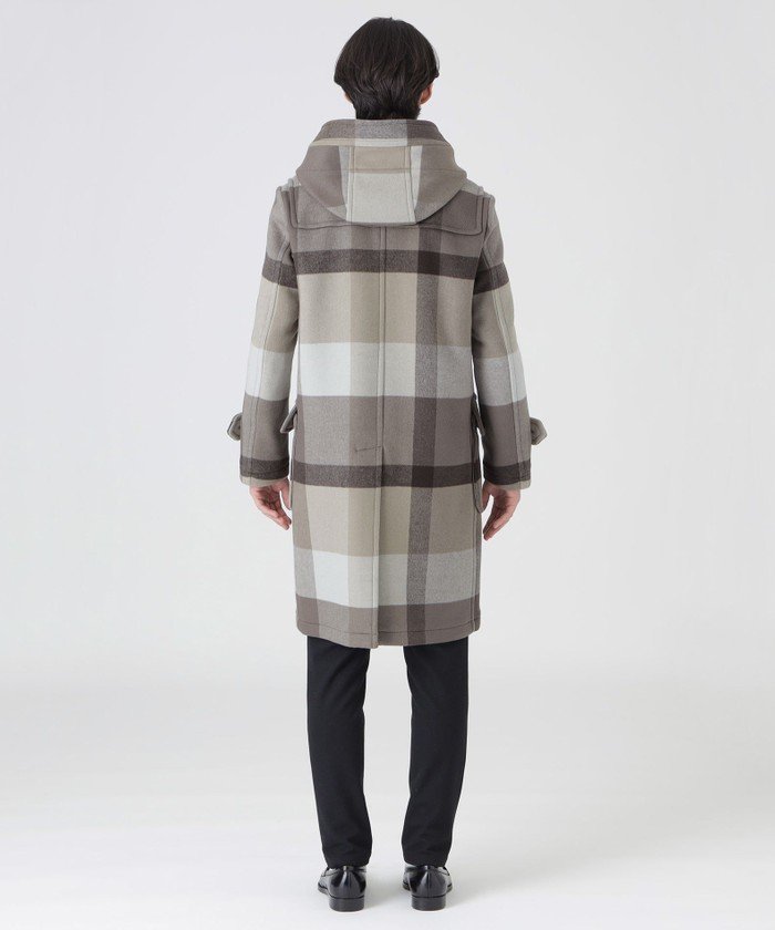トーナルクレストブリッジチェックダッフルコート(505101461)｜HANKYU 