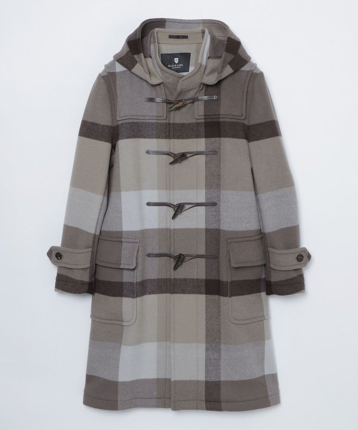 トーナルクレストブリッジチェックダッフルコート(505101461)｜HANKYU 