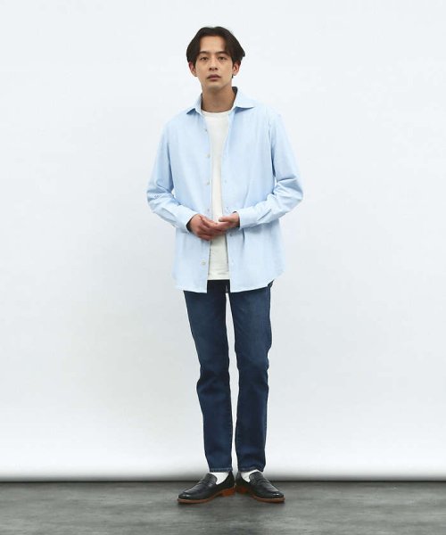 ABAHOUSE(ABAHOUSE)/【FLEX SHIRTS】マルチストレッチ ナローストライプ シャツ/img01