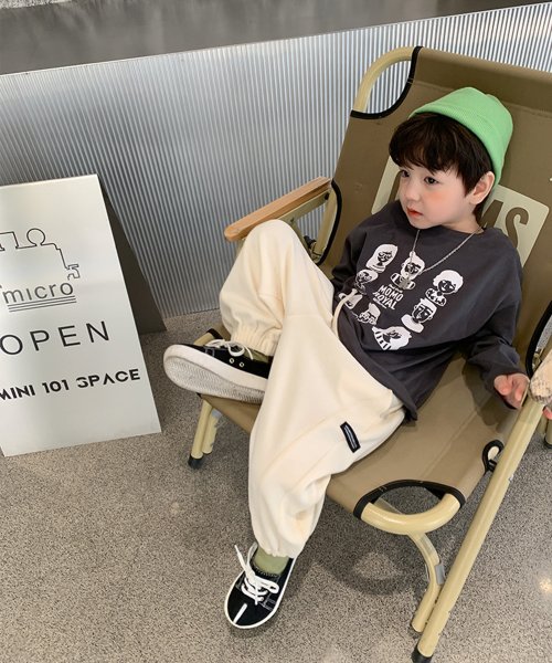 aimoha(aimoha（アイモハ）)/【aimoha－KIDS－】韓国子供服　ベーシックビスネームスウェットパンツ/img23