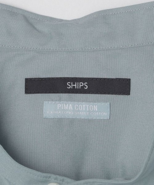 SHIPS MEN(シップス　メン)/SHIPS: スーピマコットン ブロード リラックス バンドカラーシャツ/img65