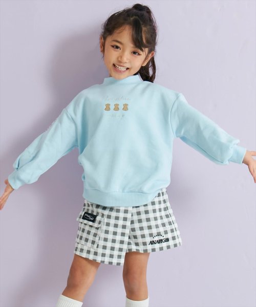 ANAP KIDS(アナップキッズ)/プチハイネッククマ刺繍裏毛トレーナー/img01