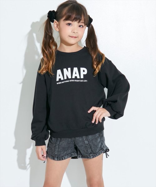 ANAP KIDS(アナップキッズ)/ANAPロゴ裏毛トレーナー/img01