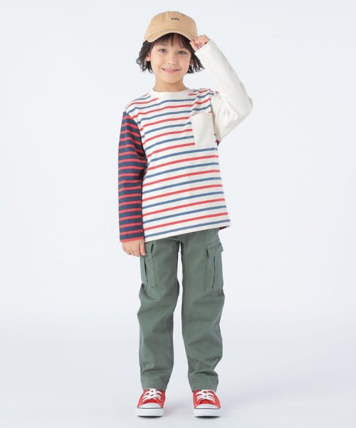 SHIPS KIDS(シップスキッズ)/【SHIPS KIDS別注】GRAMiCCi:100～160cm / ストレッチ カーゴ パンツ/img01