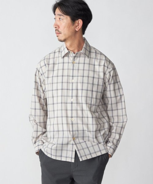 SHIPS MEN(シップス　メン)/SHIPS:〈洗濯機可能〉TECH PLUS(R) WOOL リラックスフィット レギュラーカラーシャツ/img09