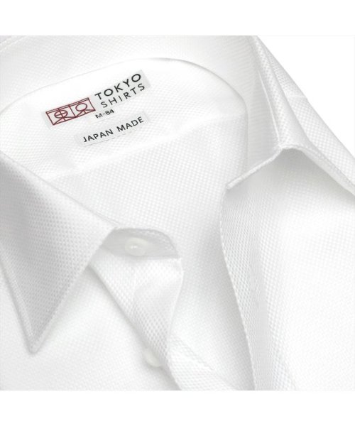 TOKYO SHIRTS(TOKYO SHIRTS)/【国産しゃれシャツ】 レギュラー 長袖 形態安定 綿100% バスケット織り/img02