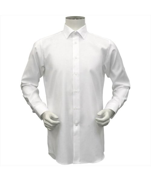 TOKYO SHIRTS(TOKYO SHIRTS)/【国産しゃれシャツ】 セミワイド 長袖 形態安定 綿100% ヘリンボーン織り/img02