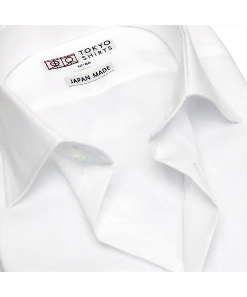 TOKYO SHIRTS(TOKYO SHIRTS)/【国産しゃれシャツ】 セミワイド 長袖 形態安定 綿100% ピンオックス織り/img10