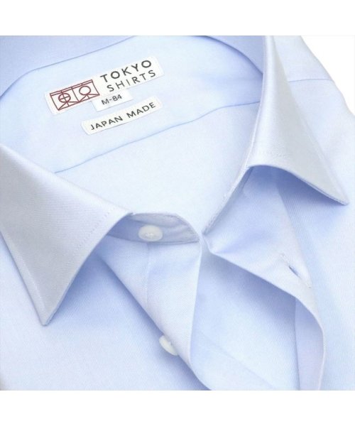 TOKYO SHIRTS(TOKYO SHIRTS)/【国産しゃれシャツ】 セミワイド 長袖 形態安定 綿100% ピンオックス織り/img04