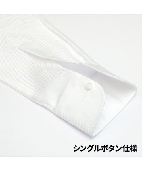 TOKYO SHIRTS(TOKYO SHIRTS)/【国産しゃれシャツ】 ショートボタンダウン 長袖 形態安定 綿100% ツイル織り/img03