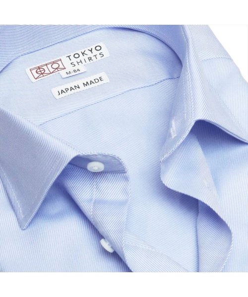 TOKYO SHIRTS(TOKYO SHIRTS)/【国産しゃれシャツ】 セミワイド 長袖 形態安定 綿100% ツイル織り/img02