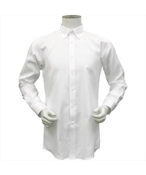 TOKYO SHIRTS(TOKYO SHIRTS)/【国産しゃれシャツ】 ボタンダウン 長袖 形態安定 綿100% ヘリンボーン織り/img02