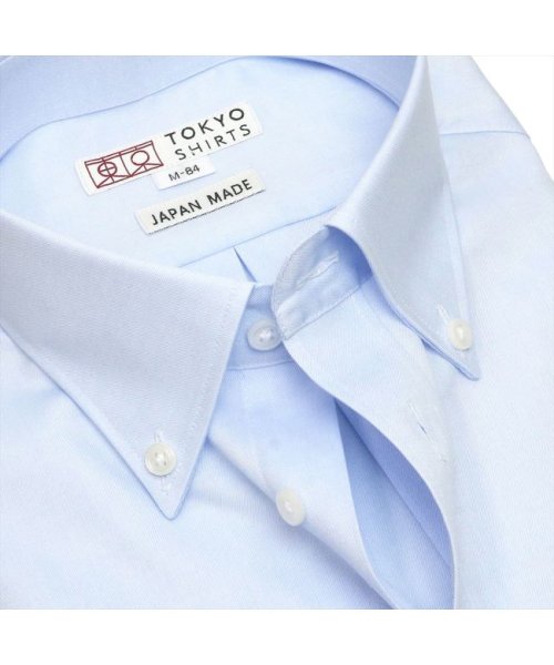 TOKYO SHIRTS(TOKYO SHIRTS)/【国産しゃれシャツ】 ボタンダウン 長袖 形態安定 綿100% ピンオックス織り/img04