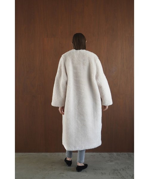 CLANE(クラネ)/MIX FUR COCOON COAT/img03