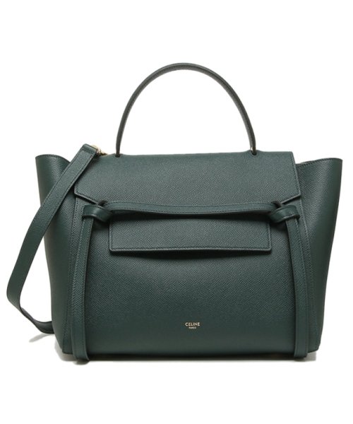 セリーヌ ハンドバッグ ショルダーバッグ グリーン レディース CELINE 189103ZVA 31AN CELINE セリーヌ ハンドバッグ ショルダーバッグ グリーン レディース 189103ZVA