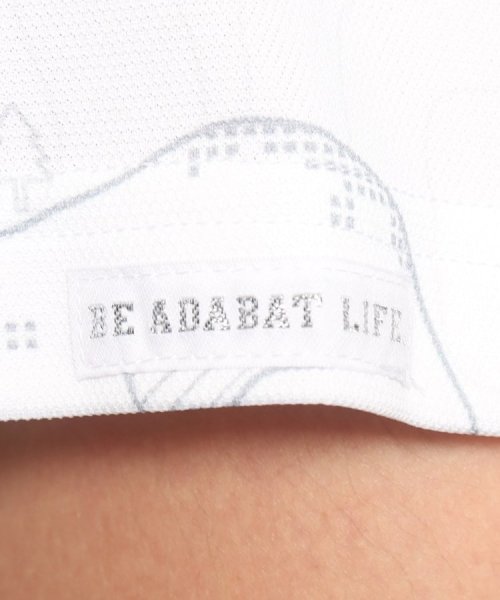 adabat(アダバット)/【日本製／吸水速乾／UVカット】総柄半袖ポロシャツ/img12