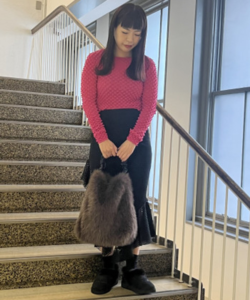 PEANUTS×Au BANNISTER】スヌーピーコラボ エコムートンブーツ