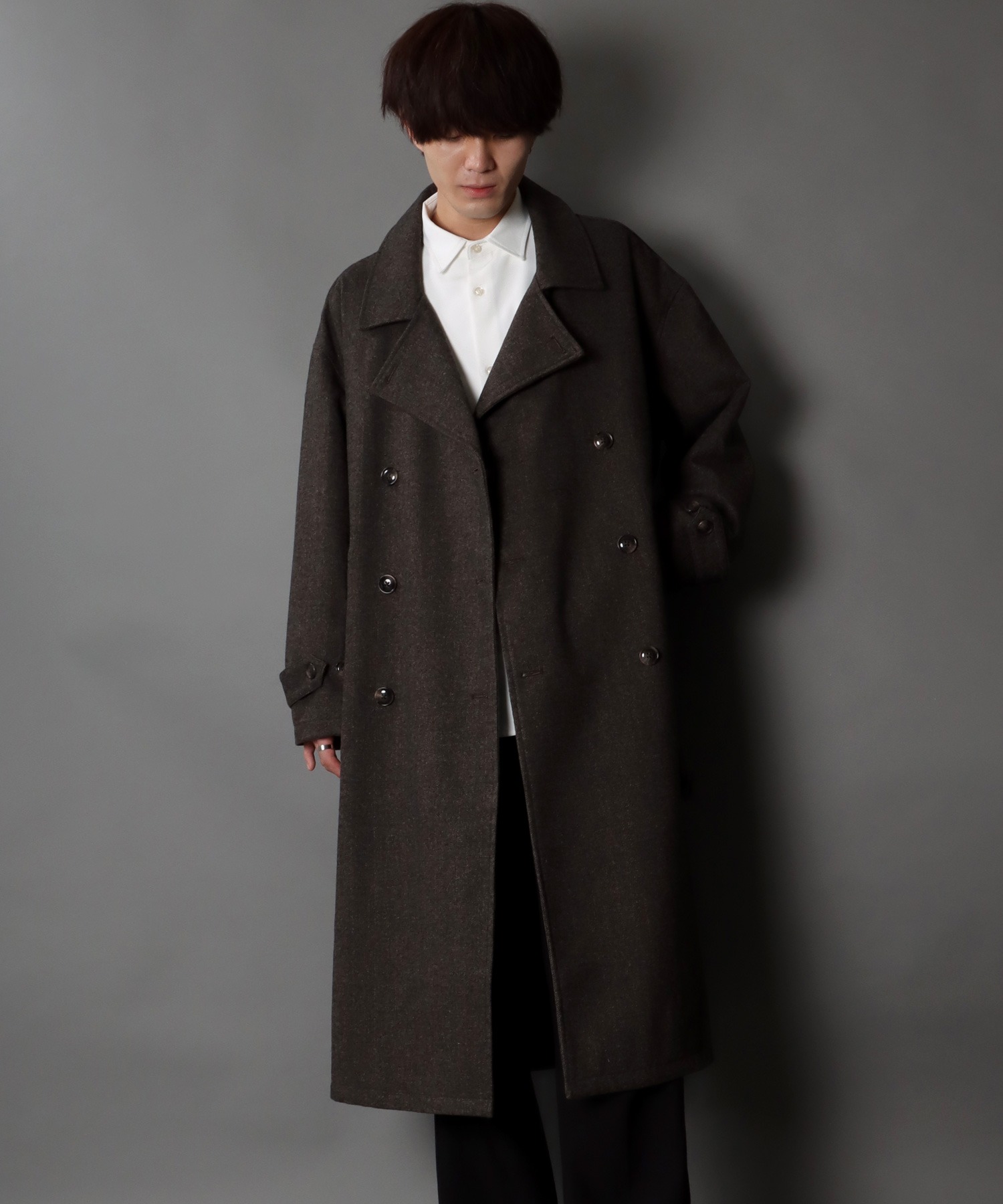 セール】【SITRY】over size trench coat/オーバーサイズ トレンチ