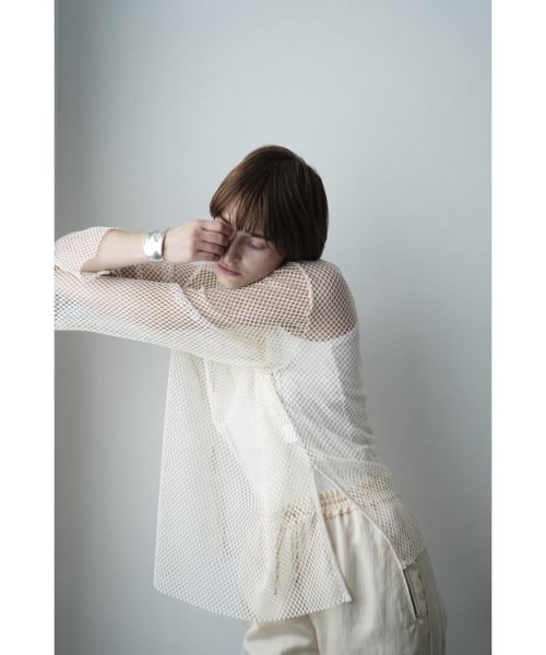 CLANE(クラネ)/WIDE MESH TOPS/img17