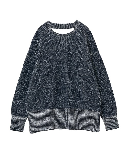 CLANE(クラネ)/W FACE CUT NECK WIDE KNIT TOPS/img23